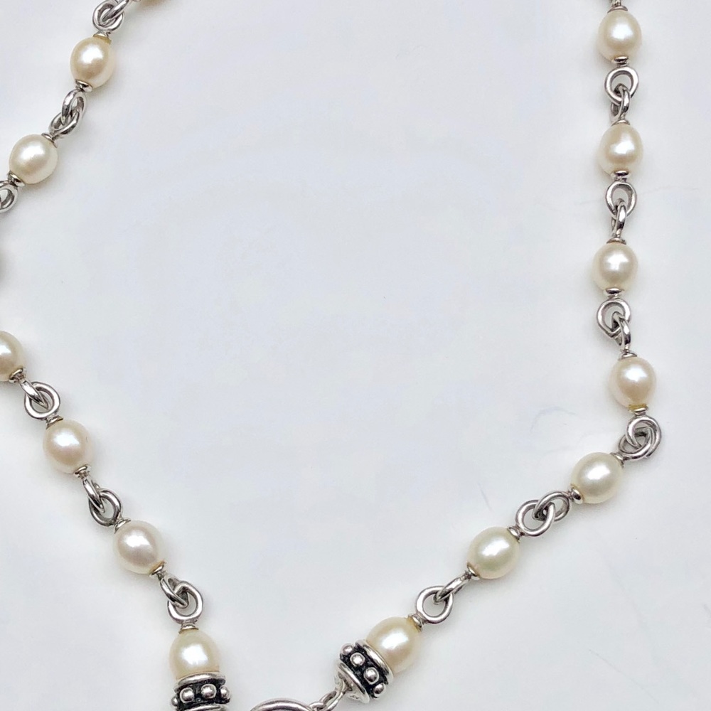 Freshwater Pearls Toggle Clasp Necklace
